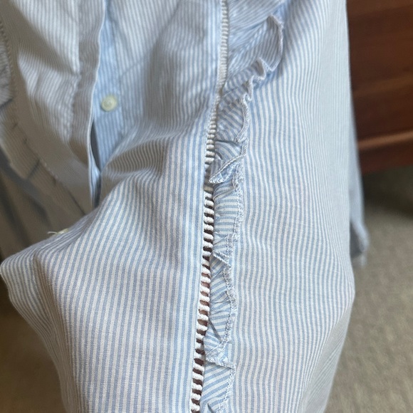 Striped Ruffle Shirt - Picture 5 of 5